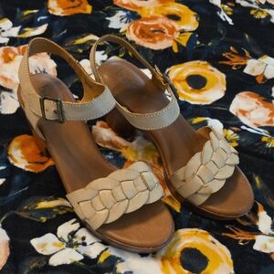 b.o.c. Tan Braided Strap Women's Sandals